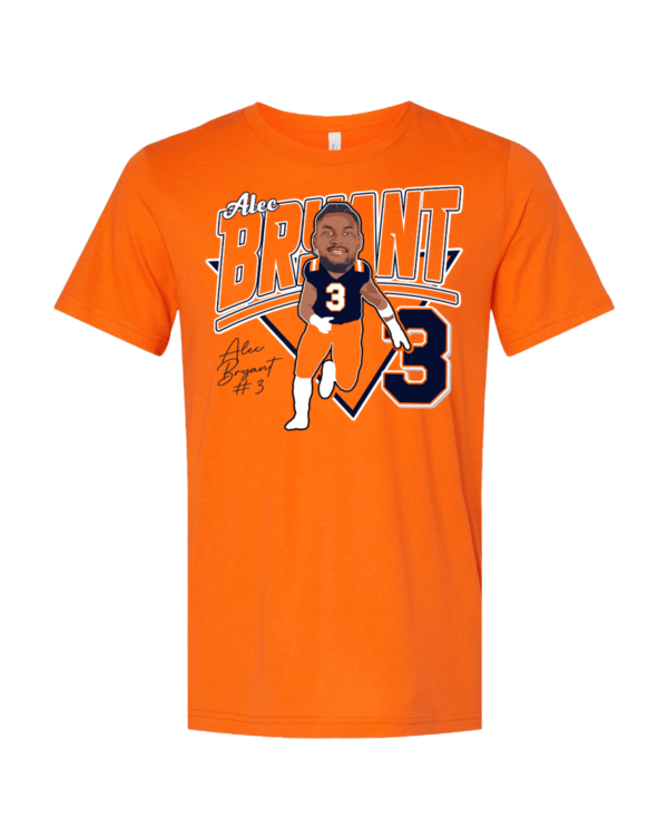 A t-shirt with an image of the player.